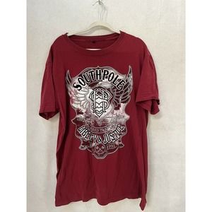 Southpole Authentic Men's Shirt XXL 1991 trademark Liberty&Justice FLAW